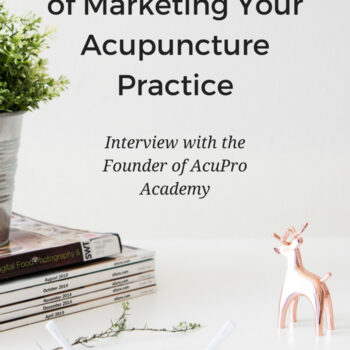 Learn about these crucial aspects of marketing your acupuncture practice and how you can use them to find and retain more patients. An interview with Clara, all-around superwoman and founder of AcuPro Academy. www.ModernAcu.com