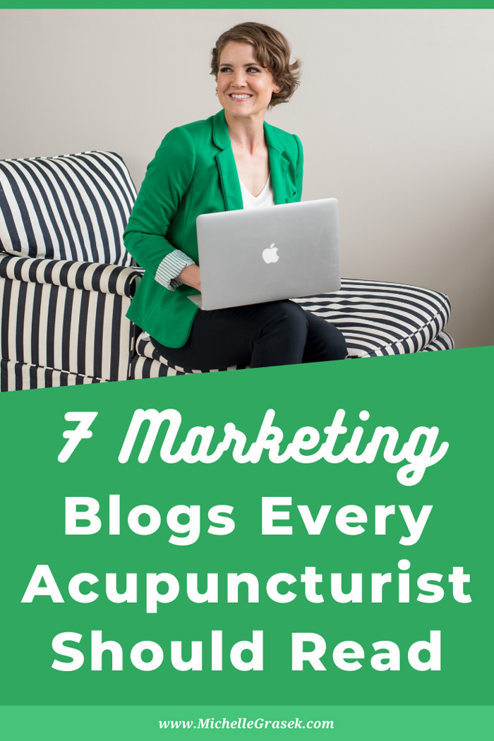 Marketing blogs geared specifically towards acupuncturists are pretty hard to find! I've rounded them all up here to make it easy for you. Enjoy!