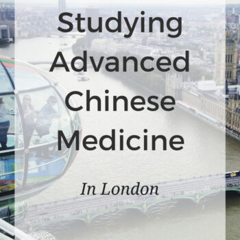 Studying Advanced Chinese Medicine Abroad in London with Mazin Al Khafaji - An interview with the owner of Zi Zai Dermatoloty. www.ModernAcu.com