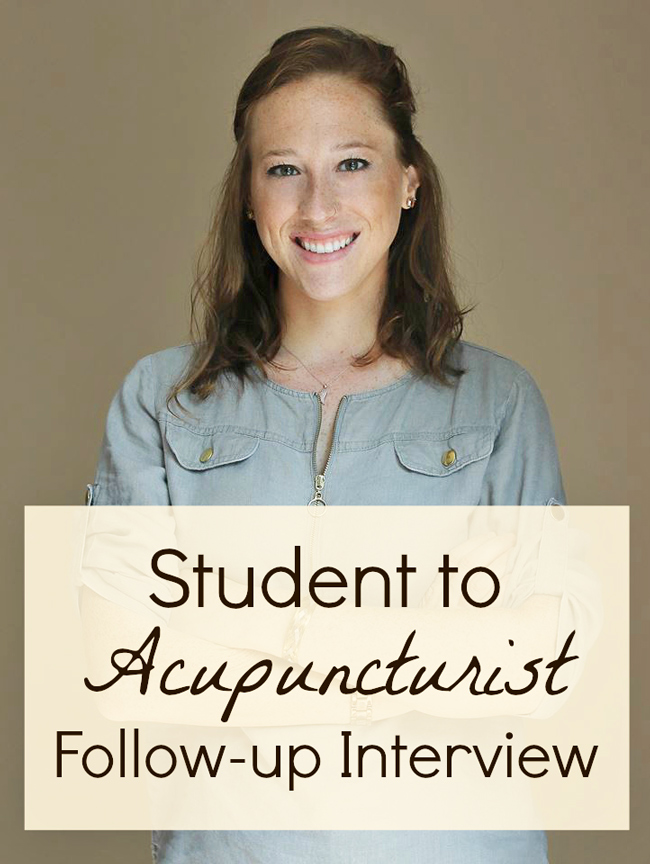 From Acupuncture Student to New Acupuncturist – A Follow-up Interview with Danielle Dupell. Danielle reveals what she’s learned in her 1st year in practice, what she would do differently, and the marketing tactics that have worked best for her so far.