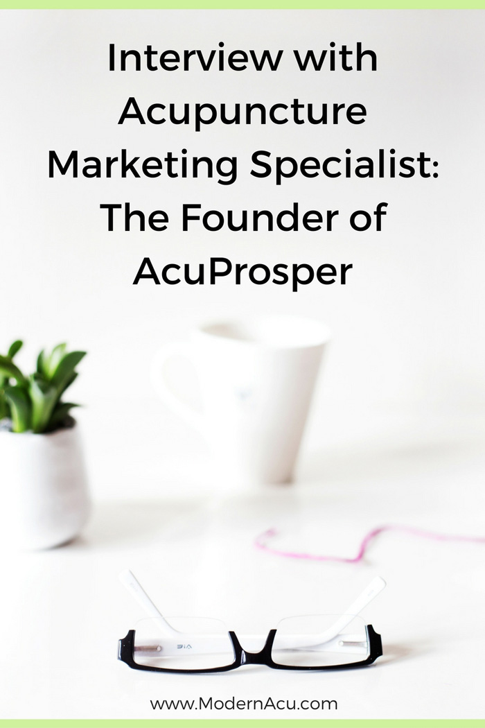 Learn how to market your practice in a way that feels genuine and never uncomfortable, with Katie Altneu, 6-Figure Acupuncturist and founder of the acupuncture marketing school AcuProsper. - www.ModernAcu.com