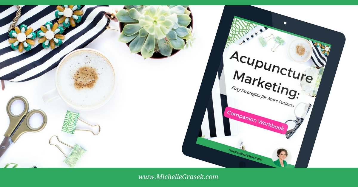 Acupuncture Marketing Online Course: Easy Strategies for More Patients. Learn easy, authentic (never sleazy) marketing techniques from home in your pajamas! #winning 