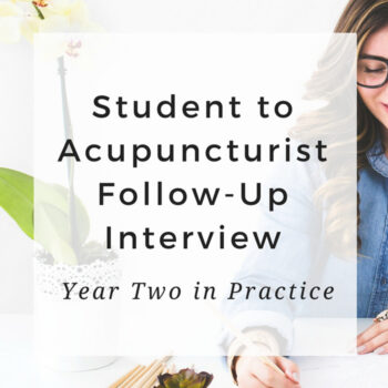 Wondering what it's like to be in practice? Follow acupuncturist Danielle Talley's journey from student to practitioner in this 3-part, 3-year series! www.michellegrasek.com