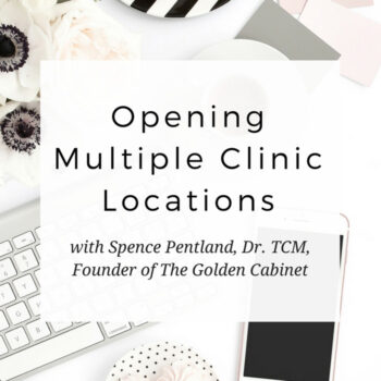 Opening multiple clinic locations - Interview with Spence Pentland, L.Ac., founder of Yinstill and The Golden Cabinet - www.michellegrasek.com
