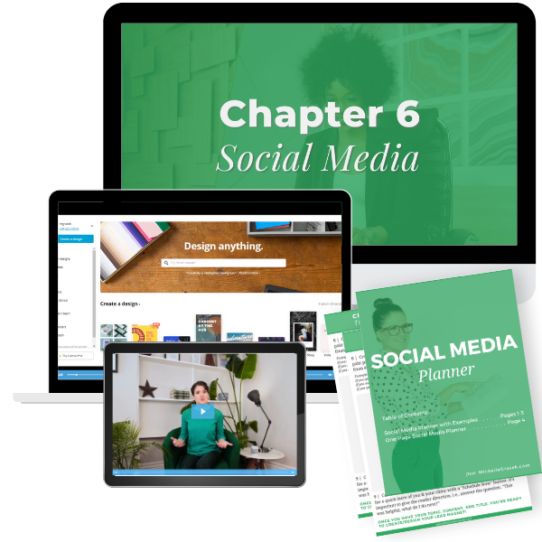 Acupuncture Marketing School Chapter 6 Social Media MOckup