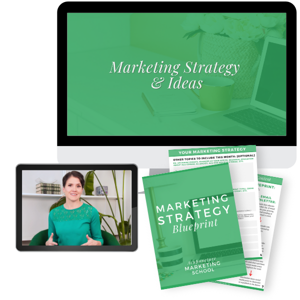 Acupuncture Marketing School Chapter 8 Device Mockup Marketing Strategy Workbook