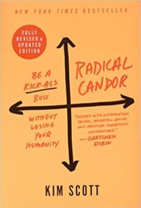 Radical Candor book cover by Kim Scott